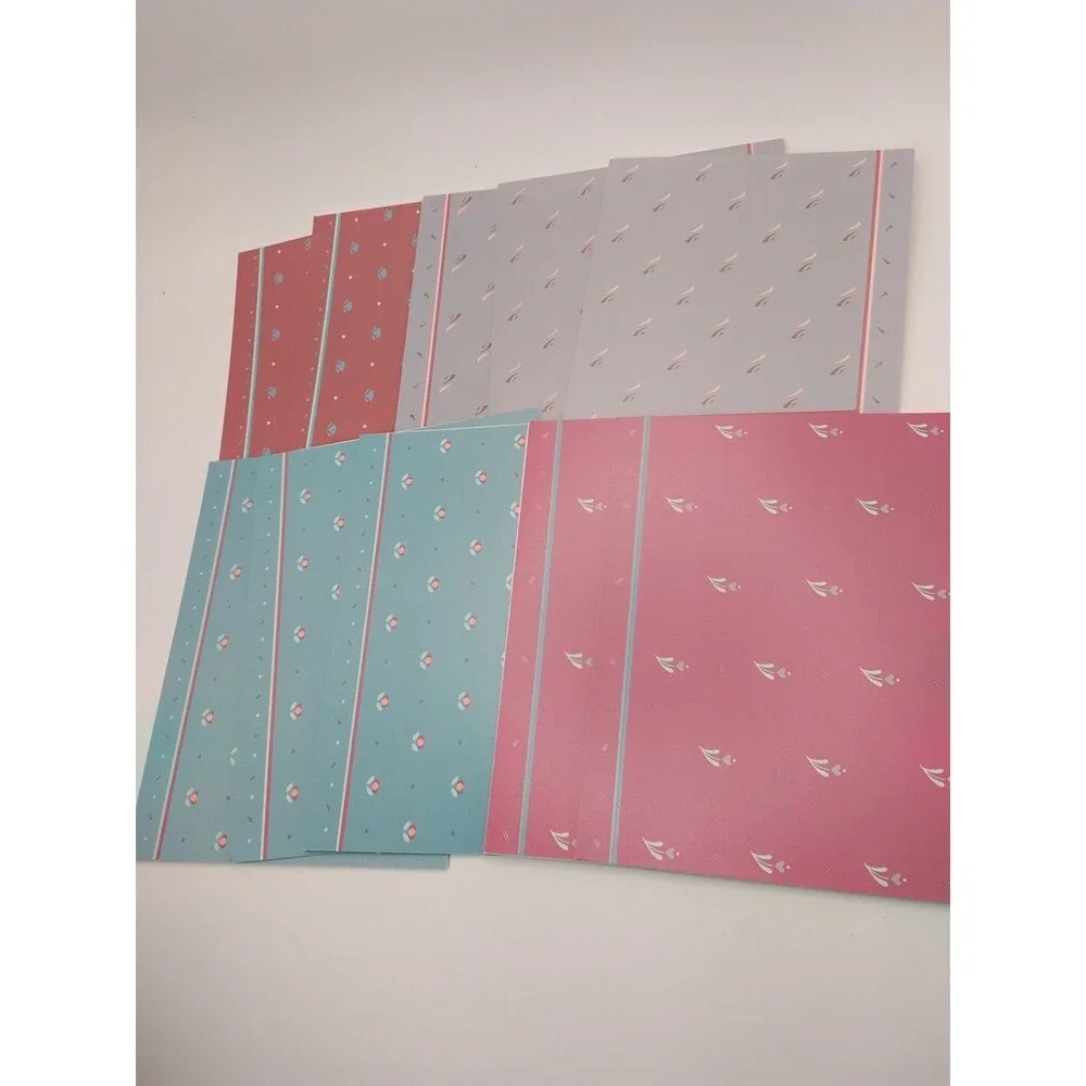 Vintage 12 Current Petite Patterns Note Cards & Envelopes 4 Designs 1986 4442-8